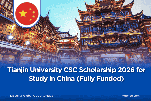 Tianjin University CSC Scholarship 2026 for Study in China (Fully Funded)