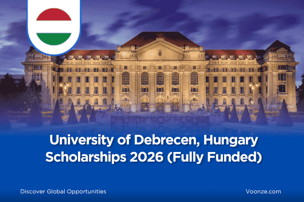 University of Debrecen, Hungary Scholarships 2026 (Fully Funded)
