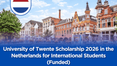 University of Twente Scholarship 2026 in the Netherlands for International Students (Funded)