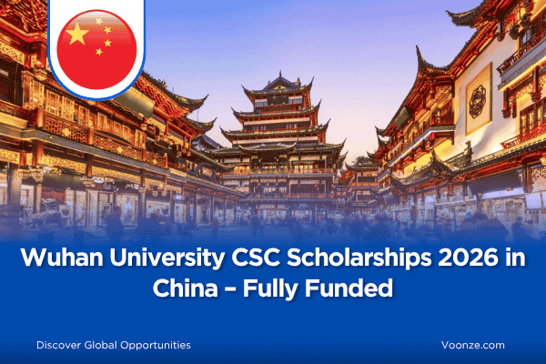 Wuhan University CSC Scholarships 2026 in China – Fully Funded