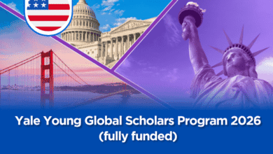 Yale Young Global Scholars Program 2026 (fully funded)