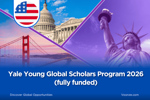 Yale Young Global Scholars Program 2026 (fully funded)