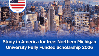Study in America for free: Northern Michigan University Fully Funded Scholarship 2026