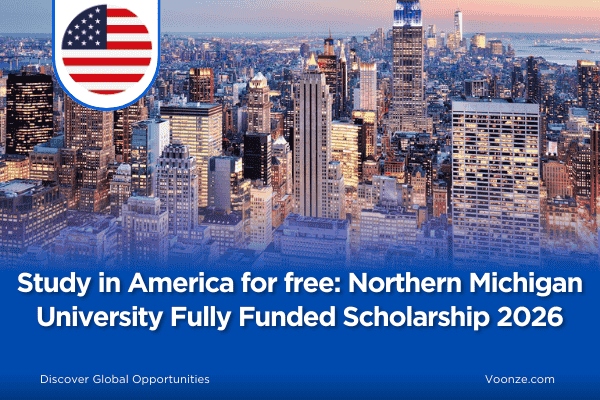 Study in America for free: Northern Michigan University Fully Funded Scholarship 2026